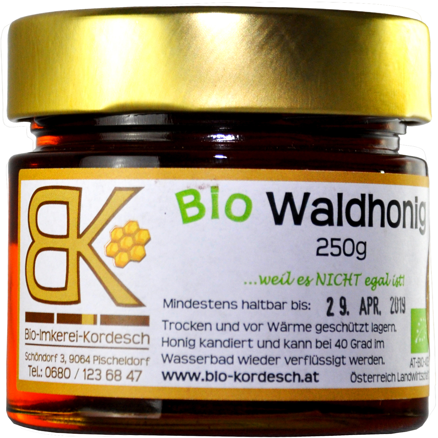 Bio-Waldhonig 250g | Bio Imkerei Kordesch